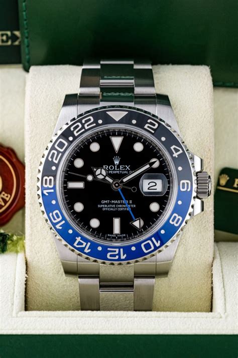 rolex batman secondo polso|rolex batman gmt.